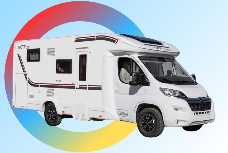 GIOTTILINE 385 | Autocaravana Perfilada para 4 ó 5 personas